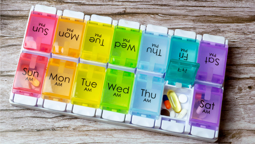 Figure 6. A weekly medication organiser.
